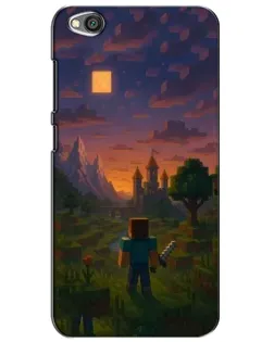 Чехол для Xiaomi Redmi Go с картинкой «Стив у башни»