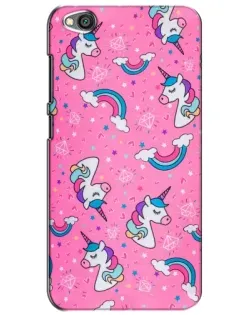 Чохол для Xiaomi Redmi Go з картинкою «Unicorn паттерн рожевий»