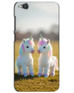 Чохол для Xiaomi Redmi Go з картинкою «Пара єдинорогів»