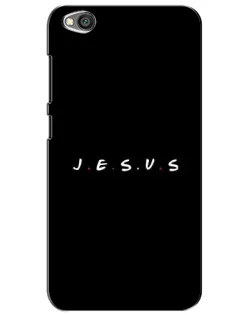 Чехол для Xiaomi Redmi Go с картинкой «Точки веры J.E.S.U.S.»