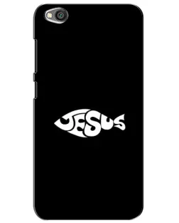 Чехол для Xiaomi Redmi Go с картинкой «Рыба Jesus»