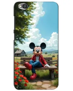 Чохол для Xiaomi Redmi Go з картинкою «Міккі на лавці»