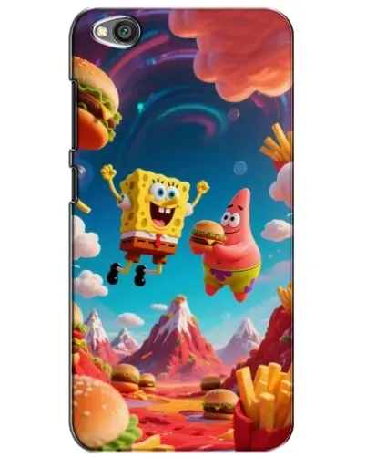 Чохол для Xiaomi Redmi Go з картинкою «Космічний фастфуд»