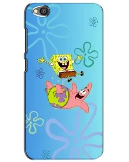 Чохол для Xiaomi Redmi Go з картинкою «Спанч Боб та Патрік»
