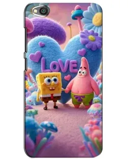 Чохол для Xiaomi Redmi Go з картинкою «Губка Боб Патрік»