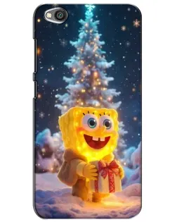 Чохол для Xiaomi Redmi Go з картинкою «Різдвяний Спанч Боб»