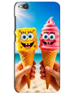 Чохол для Xiaomi Redmi Go з картинкою «Спанч Боб морозиво»