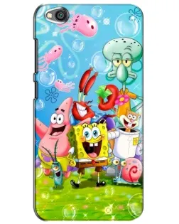 Чохол для Xiaomi Redmi Go з картинкою «Губка Боб та друзі»