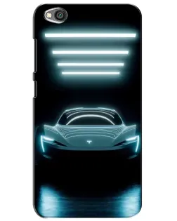 Чехол для Xiaomi Redmi Go с картинкой «Tesla в неоне» Чехол для Xiaomi Redmi Go с картинкой «Tesla в неоне»
