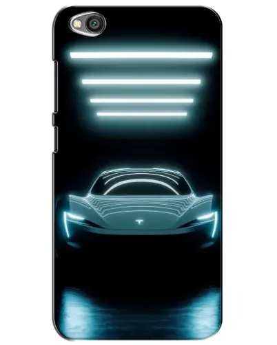 Чехол для Xiaomi Redmi Go с картинкой «Tesla в неоне» Чехол для Xiaomi Redmi Go с картинкой «Tesla в неоне»