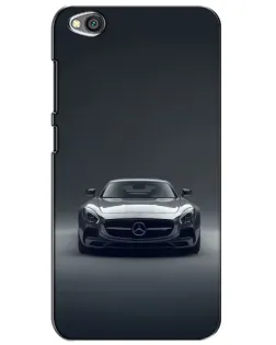 Чохол для Xiaomi Redmi Go з картинкою «Mercedes на чорному»