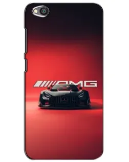 Чехол для Xiaomi Redmi Go с картинкой «Mercedes AMG — красная линия»