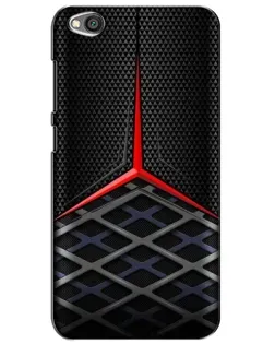 Чехол для Xiaomi Redmi Go с картинкой «Mercedes Carbon Grid»