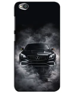 Чехол для Xiaomi Redmi Go с картинкой «Mercedes в дыму»