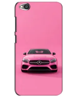 Чехол для Xiaomi Redmi Go с картинкой «Розовый Mercedes AMG»