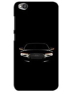 Чехол для Xiaomi Redmi Go с картинкой «Audi — ночной контур»