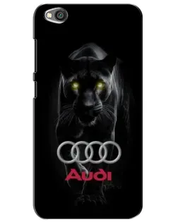 Чехол для Xiaomi Redmi Go с картинкой «Пантера и Audi»