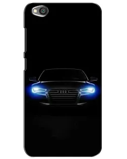 Чехол для Xiaomi Redmi Go с картинкой «Audi в неоне»