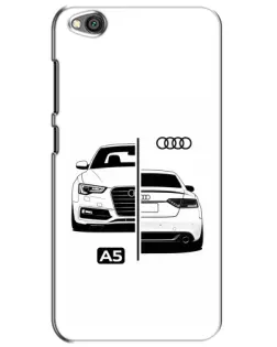 Чехол для Xiaomi Redmi Go с картинкой «Audi — контрастный дизайн»
