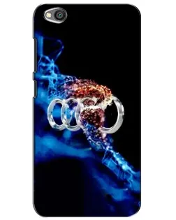 Чехол для Xiaomi Redmi Go с картинкой «Энергия лого Audi»