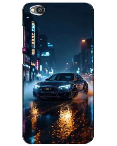 Чехол для Xiaomi Redmi Go с картинкой «Ночной город и Audi» Чехол для Xiaomi Redmi Go с картинкой «Ночной город и Audi»