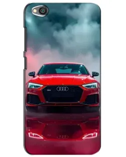 Чехол для Xiaomi Redmi Go с картинкой «Audi RS — красный стиль»