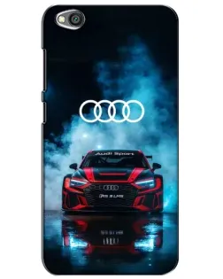 Чехол для Xiaomi Redmi Go с картинкой «Audi Sport — неон»