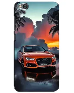 Чехол для Xiaomi Redmi Go с картинкой «Audi — закат»
