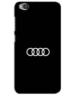 Чехол для Xiaomi Redmi Go с картинкой «Audi White Logo»