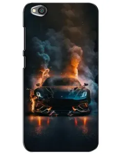 Чехол для Xiaomi Redmi Go с картинкой «Lamborghini дымная эстетика»