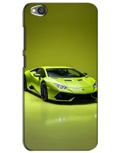 Чехол для Xiaomi Redmi Go с картинкой «Салатовый Lamborghini Huracan»
