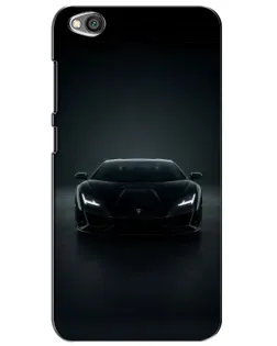 Чехол для Xiaomi Redmi Go с картинкой «Черный Lamborghini Aventador»