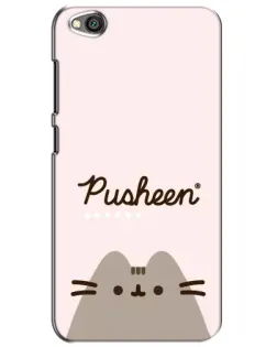 Чохол для Xiaomi Redmi Go з картинкою «Pusheen логотип»