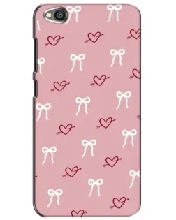 Чехол для Xiaomi Redmi Go с картинкой «Сердца и банты»