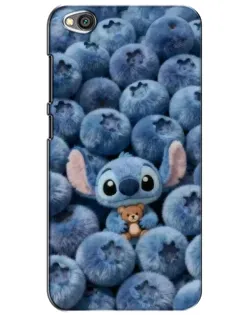 Чехол для Xiaomi Redmi Go с картинкой «Стич и голубика»