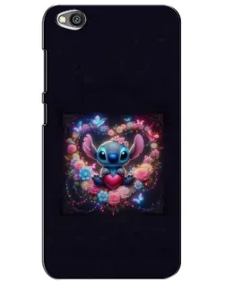 Чехол для Xiaomi Redmi Go с картинкой «Stitch в цветах»