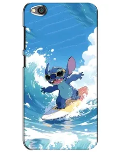 Чехол для Xiaomi Redmi Go с картинкой «Стич на волне»