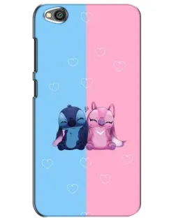 Чехол для Xiaomi Redmi Go с картинкой «Stitch и Angel Love»