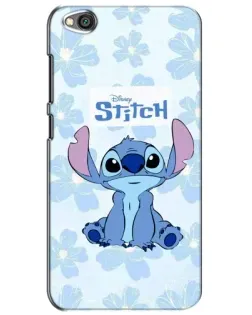 Чехол для Xiaomi Redmi Go с картинкой «Stitch среди цветов»