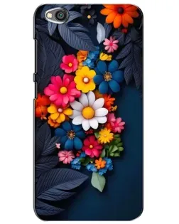 Чехол для Xiaomi Redmi Go с картинкой «Цветочная феерия»