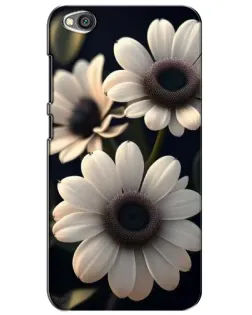 Чехол для Xiaomi Redmi Go с картинкой «Белые маргаритки макро»