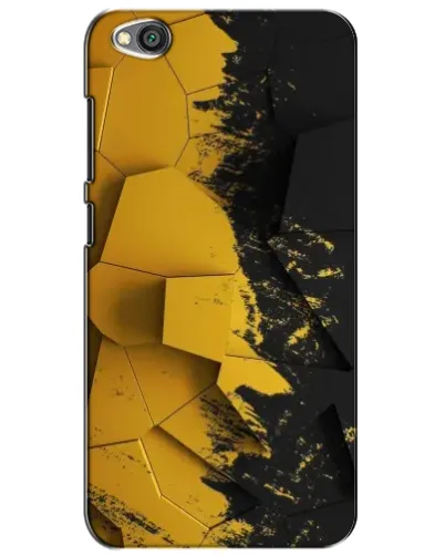 Чехол для Xiaomi Redmi Go с картинкой «Золотые осколки геометрии» Чехол для Xiaomi Redmi Go с картинкой «Золотые осколки геометрии»