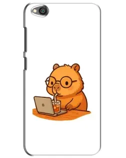 Чехол для Xiaomi Redmi Go с картинкой «Капибара с ноутбуком» Чехол для Xiaomi Redmi Go с картинкой «Капибара с ноутбуком»