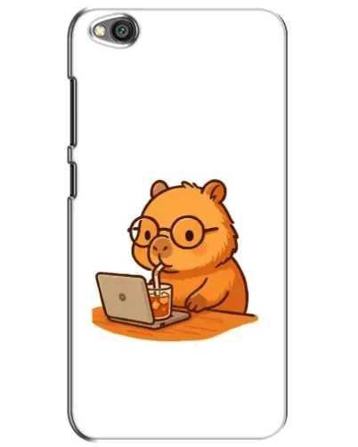 Чехол для Xiaomi Redmi Go с картинкой «Капибара с ноутбуком» Чехол для Xiaomi Redmi Go с картинкой «Капибара с ноутбуком»