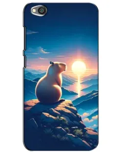 Чехол для Xiaomi Redmi Go с картинкой «Закат солнца с капибарой» Чехол для Xiaomi Redmi Go с картинкой «Закат солнца с капибарой»
