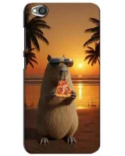 Чехол для Xiaomi Redmi Go с картинкой «Капибара с пиццей» Чехол для Xiaomi Redmi Go с картинкой «Капибара с пиццей»