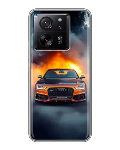 Чехол для Xiaomi Redmi K100 Pro Max с картинкой «Audi в огненном дыму» Чехол для Xiaomi Redmi K100 Pro Max с картинкой «Audi в огненном дыму»
