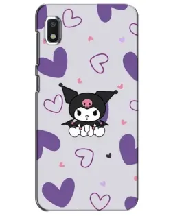 Чехол для Xiaomi Redmi K20 Pro с картинкой «Kuromi и лавандовые сердца»