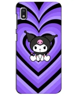 Чехол для Xiaomi Redmi K20 Pro с картинкой «Kuromi и фиолетовые сердца»