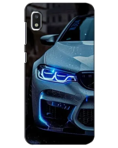 Чохол для Xiaomi Redmi K20 Pro з картинкою «Погляд BMW з синіми фарами»